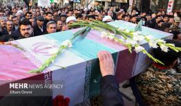 تشییع پیکر مطهر شهید گمنام در خرمشهر