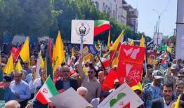 مراسم راهپیمایی روز جهانی قدس در بوشهر آغاز شد