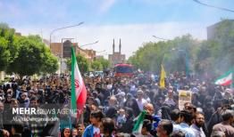 راهپیمایی روز قدس در دارالعباده یزد آغاز شد