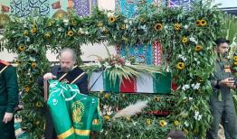 پیکر پاک شهید گمنام دفاع مقدس در فردیس آرام گرفت