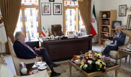 دیدار رئیس بنیاد ایرانشناسی با گزارشگر سازمان ملل