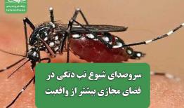 سروصدای شیوع تب دنگی در فضای مجازی بیشتر از واقعیت