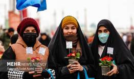 حضور کودکان در پیاده روی روز نیمه شعبان جمکران