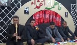 شروه‌خوانی به مناسبت شهادت حضرت فاطمه در درودگاه