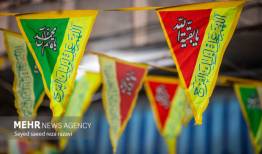 برپایی موکب‌های جشن نیمه شعبان در خیابان انقلاب خرم‌آباد