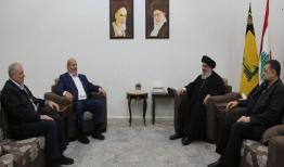 رایزنی دبیر کل حزب الله لبنان با هیاتی از حماس