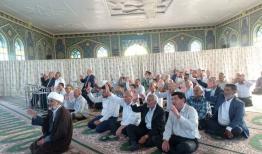 اقامه نماز عید سعید قربان در دهستان کویر بخش ششطراز