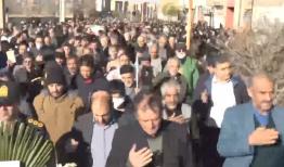 تشییع باشکوه پیکر مطهر شهید سرگرد ابوالفضل عرب در گالیکش