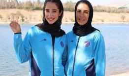 تیم رویینگ دونفره زنان زنجانی در مسابقات قهرمانی آسیا طلایی شدند