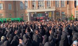 وداع با شکوه مردم ارومیه با پیکر ۵ شهید گمنام