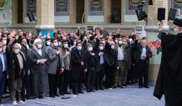 دیدار جمعی از مداحان اهل بیت (ع) با رهبر انقلاب