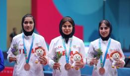 صعود ۲ پله‌ای ایران در جدول مدالی در روز سوم 