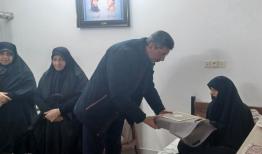 فرماندار قم با تعدادی از مادران و همسران شهدا دیدار کرد