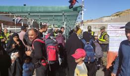 تداوم ورود زائران اربعین حسینی از مرز تمرچین