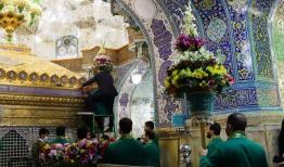 حرم حضرت معصومه(س) برای جشن‌های شعبانیه آماده شد+ عکس