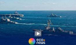 لحظه حمله آمریکا به یک قایق در اقیانوس آرام+فیلم