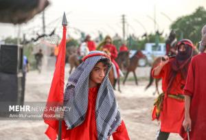 برگزاری کاروان نمادین اسرای کربلا در دماوند