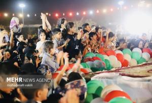 اجتماع با شکوه مردم زاهدان در جشن ۱۵۰۰ سالگی ولادت پیامبر رحمت
