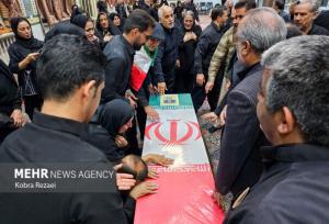 پیکر مطهر ۷ شهید اقتدار ملی در کاشان تشییع شد