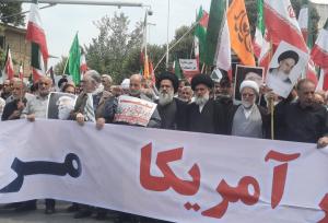 آغاز راهپیمایی جمعه خشم و نصر در گرگان