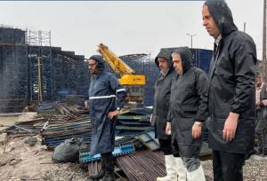 مسیرهای نفوذ آب به تأسیسات حساس بندر شهید رجایی مسدود شد