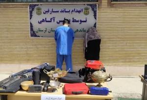 باند سارقان مسافرکش نما در خرم‌آباد دستگیر شدند
