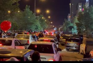ترافیک سنگین در خیابان‌های تبریز پس از جشن قهرمانی تراکتور