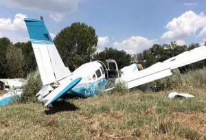 سقوط یک هواپیمای سبک در بلومفونتین آفریقای جنوبی