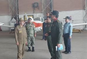 سرلشکر موسوی از پایگاه هوایی آموزش خلبانی شهید اکبری نهاجا بازدید