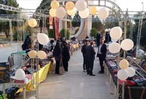 نمایشگاه صنایع خلاق دانشجویان دانشگاه آزاد یاسوج برگزار شد