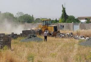 پاکسازی ۱۳ هزار مترمربع از اراضی کشاورزی حمیدآباد از ساخت‌وساز غیرمجاز