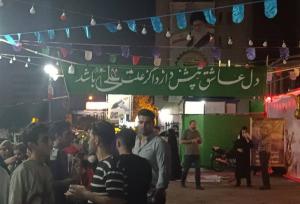 مواکب غدیری در شب وعده صادق ۳ در میدان امام خمینی + فیلم