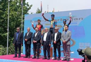 قهرمانی رکابزن آلمانی در تور ایران-آذربایجان