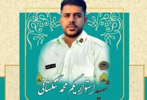 شهادت یکی از مأموران انتظامی در هرمزگان