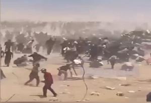 شهادت ۱۰ فلسطینی بر اثر خفگی در مرکز آمریکایی توزیع کمک در غزه!