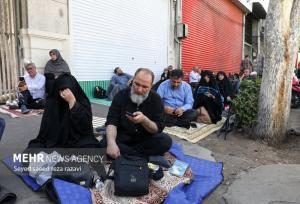 مراسم معنوی دعای عرفه در پایانه مرزی خسروی