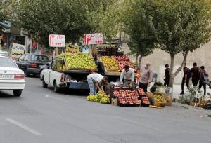 برخورد با سدمعبر وانتی‌ها در تهران