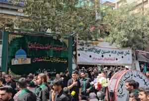 عزاداران از سراسر ایران در جوار حرم امام رضا (ع)