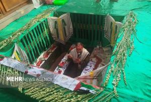 سردار غلامعلی رشید در زادگاهش برای همیشه آرام گرفت