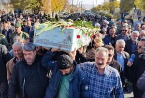 مراسم تشییع پیکر پاک شهید گمنام فاطمی در شهابیه خمین