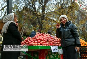 حال و هوای دیدنی بازار تهران در آستانه شب یلدا