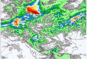 تشدید سامانه بارشی در ۴ استان؛ پایان بارش‌ها در اغلب نقاط کشور از فردا