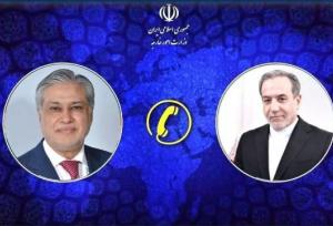 گفتگوی تلفنی وزرای امور خارجه ایران و پاکستان 