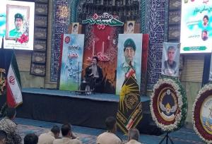 مراسم بزرگداشت شهید حسن سامی مقام در مسجد امام خمینی برگزار شد