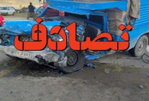 یک فوتی و ۸ مجروح بر اثر واژگونی نیسان در یکی از روستاهای دزفول
