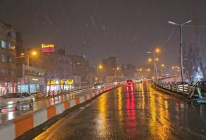 شب زیبای برفی اردبیل