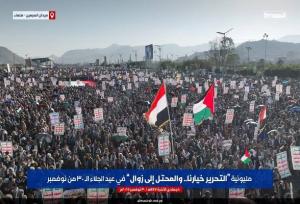 راهپیمایی میلیونی مردم یمن به مناسبت عید استقلال+ فیلم