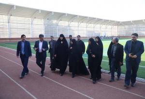 بازدید معاون رئیس‌جمهور از روند آماده‌سازی ورزشگاه اختصاصی بانوان قم
