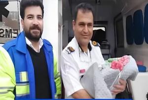 تولد نوزاد در دل سرمای کوهستان لوداب؛فرشتگان سفیدپوش ناجی مادر و نوزاد