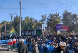 آغاز مراسم تشییع پیکر شهدا گمنام در زاهدان